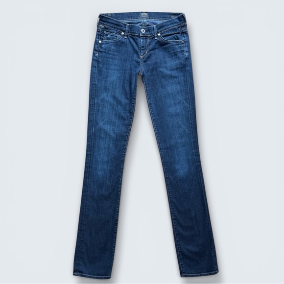 Citizens Of Humanity Denim - Citizens of Humanity Ava Low Rise Straight Jeans Med Wash Size 26 USA Made